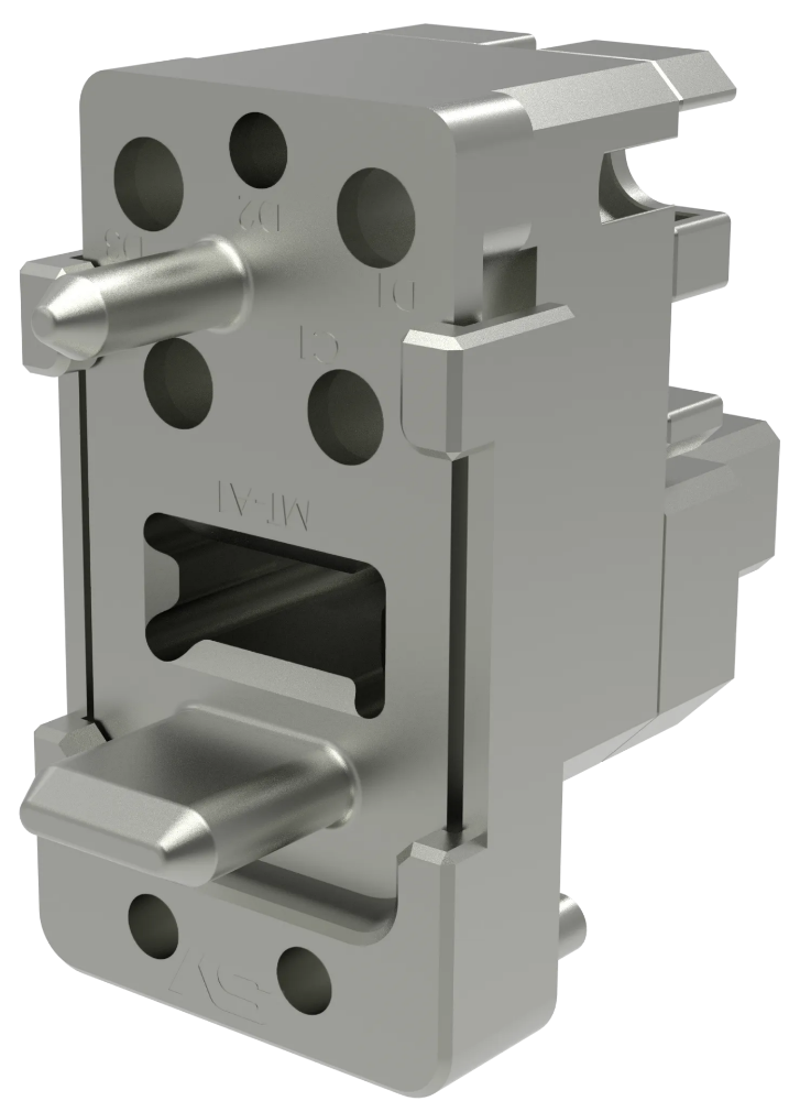 NanoRF VITA 67.3 5 Port RF and 1 Port MT Fiber Backplane Hybrid Module